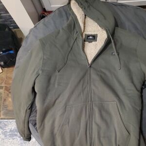 O'Neill Forest Green Sherpa-Lined Jacket